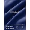 imagebaleaf Sweatleaf Womens Light Compression Biker Shorts 8quot High Waisted Yoga Gym Spandex Shorts Side PocketsBlue