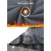 imagebaleaf Thermal Long Sleeve Women Shirts Winter Clothes Cowl Neck Warm Fleece Base Layer Tops with Balaclava and ThumbholesLight Grey