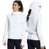 imagebaleaf Thermal Long Sleeve Women Shirts Winter Clothes Cowl Neck Warm Fleece Base Layer Tops with Balaclava and ThumbholesWhite