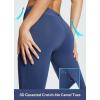 imagebaleaf Womens Fleece Lined High Waisted Leggings Water Resistant Thermal Warm Winter Tights Ski Hiking Pants with PocketsBlue
