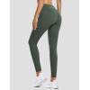 imagebaleaf Womens Fleece Lined Leggings Water Resistant Thermal Winter Warm Tights High Waisted with Pockets Running GearAarmy Green27