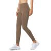 imagebaleaf Womens Fleece Lined Leggings Water Resistant Thermal Winter Warm Tights High Waisted with Pockets Running GearAbrown27