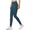 imagebaleaf Womens Fleece Lined Leggings Water Resistant Thermal Winter Warm Tights High Waisted with Pockets Running GearAdark Blue27