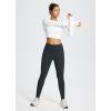 imagebaleaf Womens Fleece Lined Leggings Water Resistant Thermal Winter Warm Tights High Waisted with Pockets Running GearBlackone Pocket27