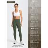 imagebaleaf Womens Fleece Lined Leggings Water Resistant Thermal Winter Warm Tights High Waisted with Pockets Running GearGreenone Pocket27