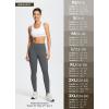 imagebaleaf Womens Fleece Lined Leggings Water Resistant Thermal Winter Warm Tights High Waisted with Pockets Running GearGreyone Pocket27