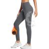 imagebaleaf Womens Fleece Lined Leggings Water Resistant Thermal Winter Warm Tights High Waisted with Pockets Running GearGreyone Pocket27
