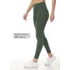 imagebaleaf Womens Fleece Lined Leggings Water Resistant Thermal Winter Warm Tights High Waisted with Pockets Running GearPetite25green