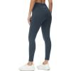 imagebaleaf Womens Fleece Lined Leggings Water Resistant Thermal Winter Warm Tights High Waisted with Pockets Running GearPetite25grey