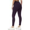 imagebaleaf Womens Fleece Lined Leggings Water Resistant Thermal Winter Warm Tights High Waisted with Pockets Running GearPetite25purple