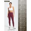 imagebaleaf Womens Fleece Lined Leggings Water Resistant Thermal Winter Warm Tights High Waisted with Pockets Running GearRed Wineone Pocket27