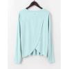 imagebaleaf Womens Long Sleeve Workout Tops Athletic Shirts Split Back Running Gym Quick Dry Sun Protection UPF 50Light Green