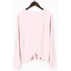 imagebaleaf Womens Long Sleeve Workout Tops Athletic Shirts Split Back Running Gym Quick Dry Sun Protection UPF 50Light Pink