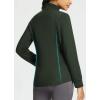 imagebaleaf Womens Running Jacket Winter Lightweight Water Resistant Puffer Coat Fall Cold Weather Hiking Zip PocketsDark Army Green
