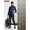 imagebaleaf Womens Running Jacket Winter Lightweight Water Resistant Puffer Coat Fall Cold Weather Hiking Zip PocketsNavy Blue