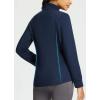 imagebaleaf Womens Running Jacket Winter Lightweight Water Resistant Puffer Coat Fall Cold Weather Hiking Zip PocketsNavy Blue