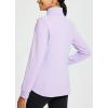 imagebaleaf Womens Running Jacket Winter Lightweight Water Resistant Puffer Coat Fall Cold Weather Hiking Zip PocketsPurple Rose