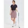 imagebaleaf Womens Skorts Skirts 20quot Knee Length Cotton Casual High Waist Drawstring Modest Golf Skort with PocketBurlwood
