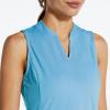 imagebaleaf Womens Sleeveless Golf Tennis Shirts Lightweight Quick Dry VNeck TankBlue