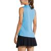 imagebaleaf Womens Sleeveless Golf Tennis Shirts Lightweight Quick Dry VNeck TankBlue