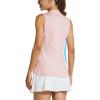 imagebaleaf Womens Sleeveless Golf Tennis Shirts Lightweight Quick Dry VNeck TankPink