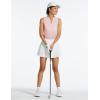 imagebaleaf Womens Sleeveless Golf Tennis Shirts Lightweight Quick Dry VNeck TankPink