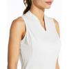 imagebaleaf Womens Sleeveless Golf Tennis Shirts Lightweight Quick Dry VNeck TankWhite