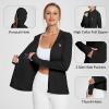 imagebaleaf Womens Sun Protection Jacket Hoodie Clothing Lightweight Long Sleeve Sun Cover Up ShirtBlack