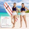imagebaleaf Womens Swim Bra Modest High Neck Bikini Tops Quick Dry UPF 50Bathing Suit Sports Workout Removable PaddedDark Blue