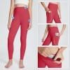 imagebaleaf Youth Girls Fleece Lined Leggings Water Repellent High Waisted Winter Warm Athletic Pants Hiking Running YogaRed