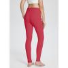 imagebaleaf Youth Girls Fleece Lined Leggings Water Repellent High Waisted Winter Warm Athletic Pants Hiking Running YogaRed