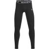 imagebaleaf Boys Fleece Compression Leggings Youth Pants Kids Tights Football Basketball Baseball Sports Cold Weather GearSolidblack