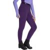 imagebaleaf Girls Riding Pants Fleece Winter Breeches Full Seat Silicone Kids Horseback Equestrian Zipper Pocket TightPurple