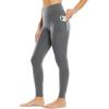 imagebaleaf Leggings for Women with Pockets Tummy Control Compression Workout Athletic Running High Waisted Yoga PantsGrey27