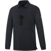 imagebaleaf Mens Long Sleeve Golf Shirt Collared Shirts Polo UPF 50 Lightweight Quick Dry Work Casual OutdoorBlacklong