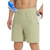 imagebaleaf Mens Mountain Bike Shorts Padded Loosefit MTB Cycling Bicycle Lightweight Zipper Pockets UPF50Green