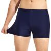 imagebaleaf Mens Square Leg Athletic Swim Jammers Durable Training Splice Team SwimsuitDark Blue