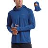 imagebaleaf Mens Sun Protection Hoodie Shirt UPF 50 Long Sleeve UV SPF TShirts with Mask Rash Guard Fishing Lightweight04bluish Violet