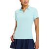 V Neck-light Blue