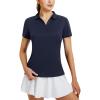 V Neck-navy Blue