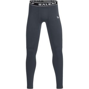 imagebaleaf Boys Fleece Compression Leggings Youth Pants Kids Tights Football Basketball Baseball Sports Cold Weather GearSolidgray