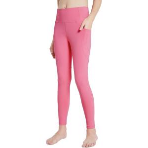imagebaleaf Girls Leggings Dance Tights Yoga Pants with Pocket Preppy Clothes Kids Teen Running Athletic Workout BalletHot Pink