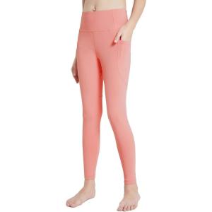 imagebaleaf Girls Leggings Dance Tights Yoga Pants with Pocket Preppy Clothes Kids Teen Running Athletic Workout BalletPink