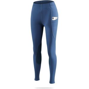 imagebaleaf Girls Riding Pants Kids Equestrian Breeches KneePatch Zip Pocket Horseback Tights4blue