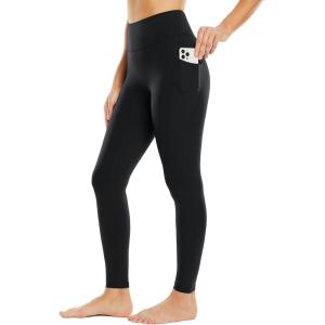 imagebaleaf Leggings for Women with Pockets Tummy Control Compression Workout Athletic Running High Waisted Yoga PantsBlack27