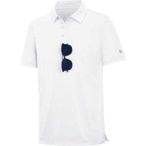 imagebaleaf Mens Long Sleeve Golf Shirt Collared Shirts Polo UPF 50 Lightweight Quick Dry Work Casual OutdoorWhite