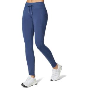 imagebaleaf Womens Fleece Lined High Waisted Leggings Water Resistant Thermal Warm Winter Tights Ski Hiking Pants with PocketsBlue