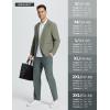 imageBALEAF Mens Golf Pants Stretch Relaxed Fit 30quot Sweatpants with Zipper Pockets Work Casual AthleticCdark Grey