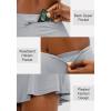 imageSANTINY Pleated Tennis Skirt for Women with 4 Pockets Womens High Waisted Athletic Golf Skorts Skirts for Running CasualGrey