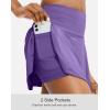 imageSANTINY Pleated Tennis Skirt for Women with 4 Pockets Womens High Waisted Athletic Golf Skorts Skirts for Running CasualLavender